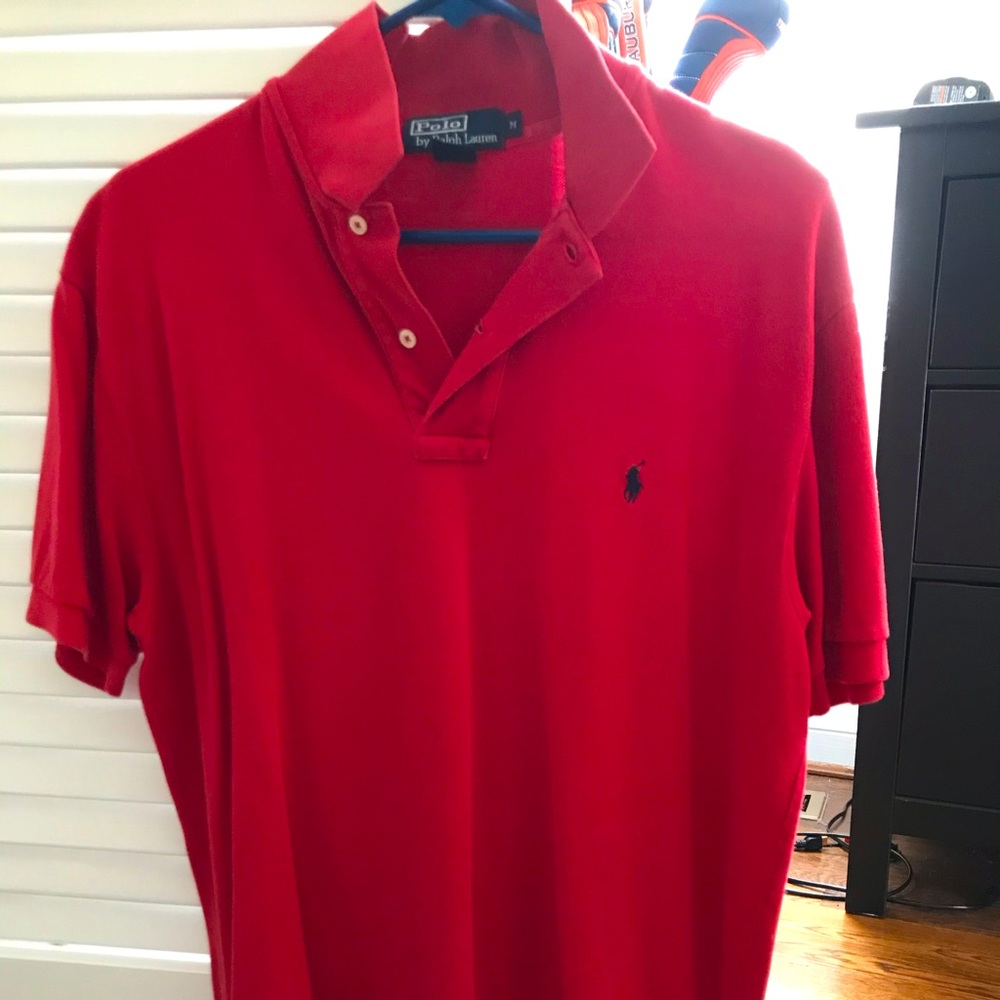 Polo by Ralph Rauren red polo shirt